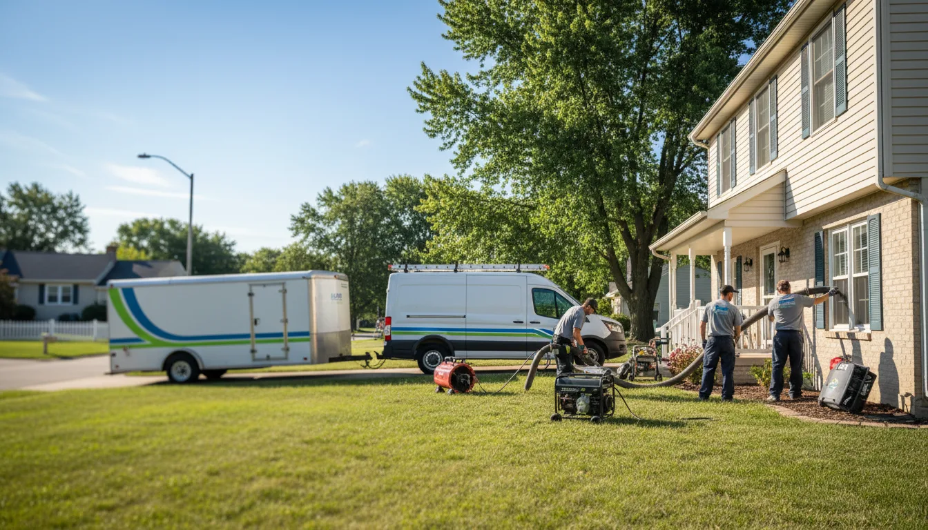 Flooded Basement Restoration And Cleanup With Repair in Berrien Center, MI near me